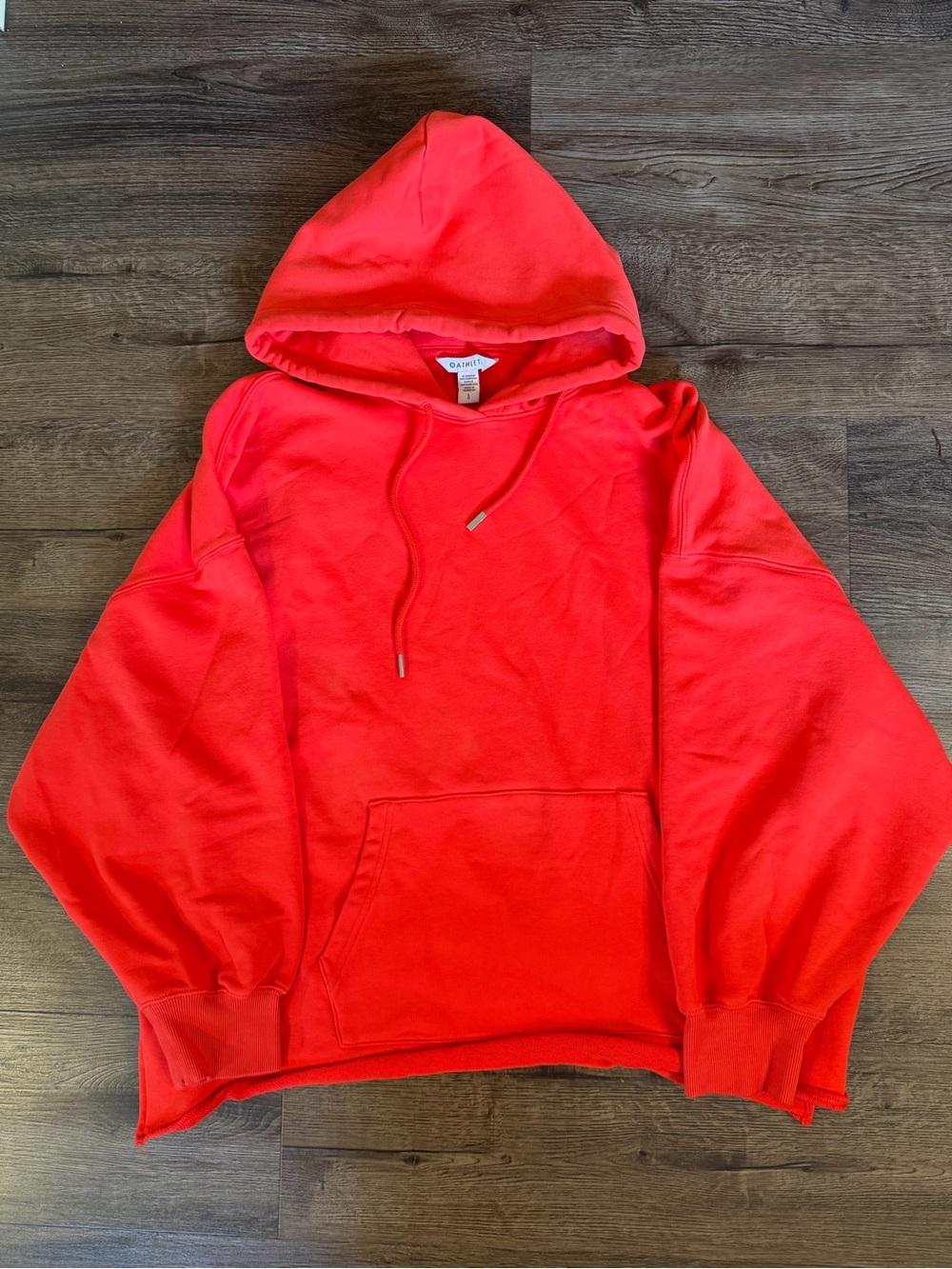 Athleta Terry Oversized Hoodie Cardinal Red